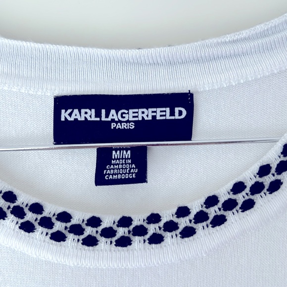 KARL LAGERFELD Paris. Women’s. Medium. White. Rayon nylon. Very soft. No spots. - Picture 2 of 3
